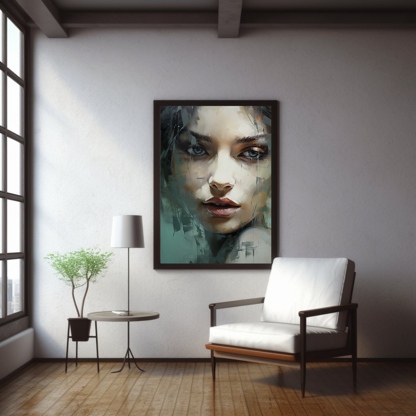 Abstract Portrait Canvas