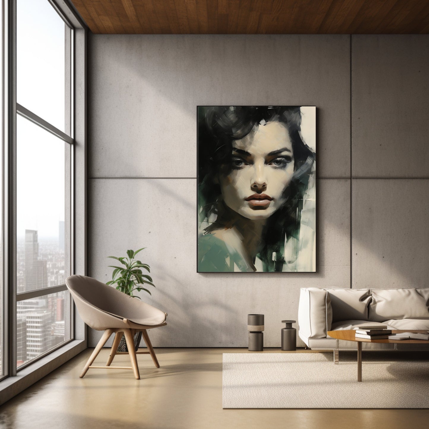 Abstract Portrait Canvas