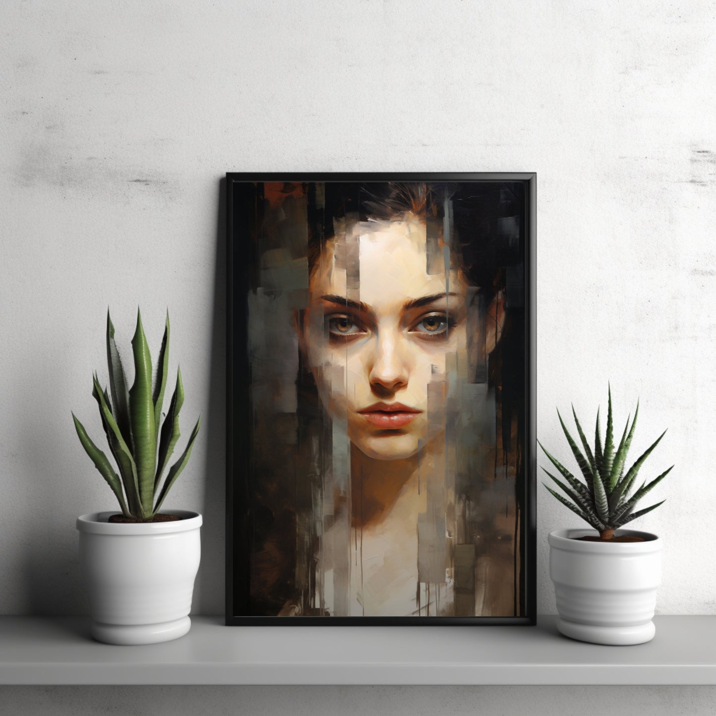 Abstract portret: digitale download