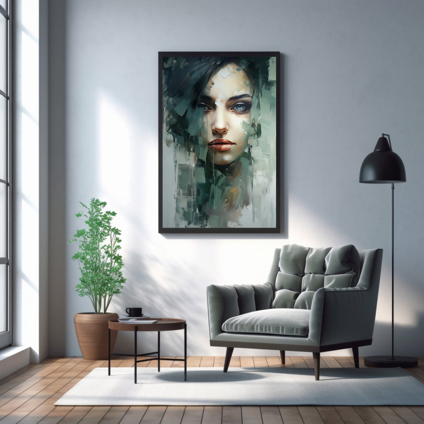 Abstract Portrait Canvas