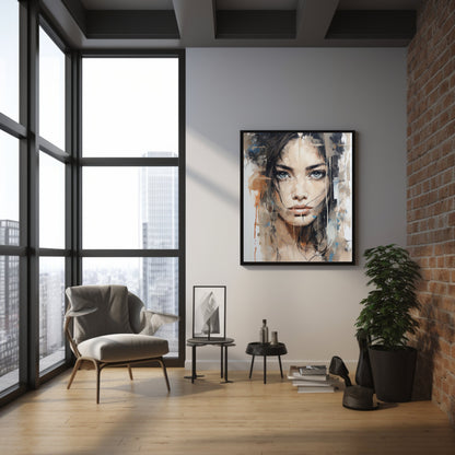 Abstract Portrait Canvas