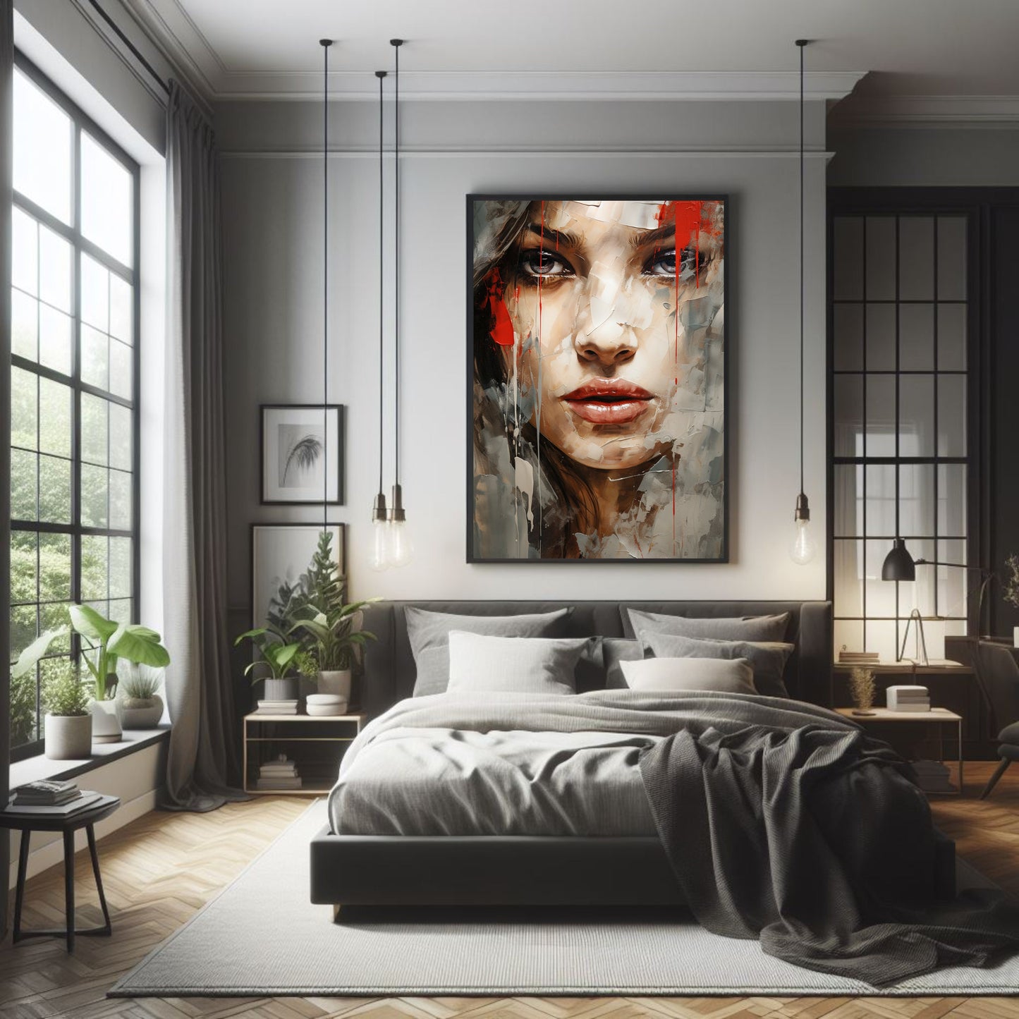 Abstract Portrait Canvas