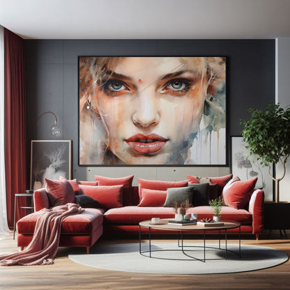 Abstract Portrait Canvas