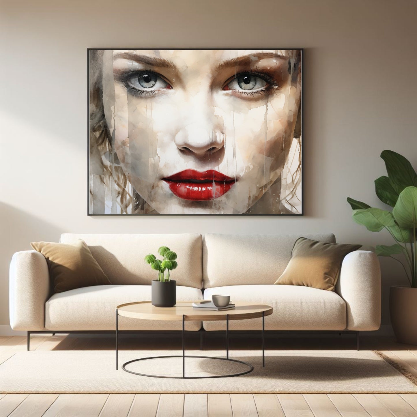 Abstract Portrait Canvas