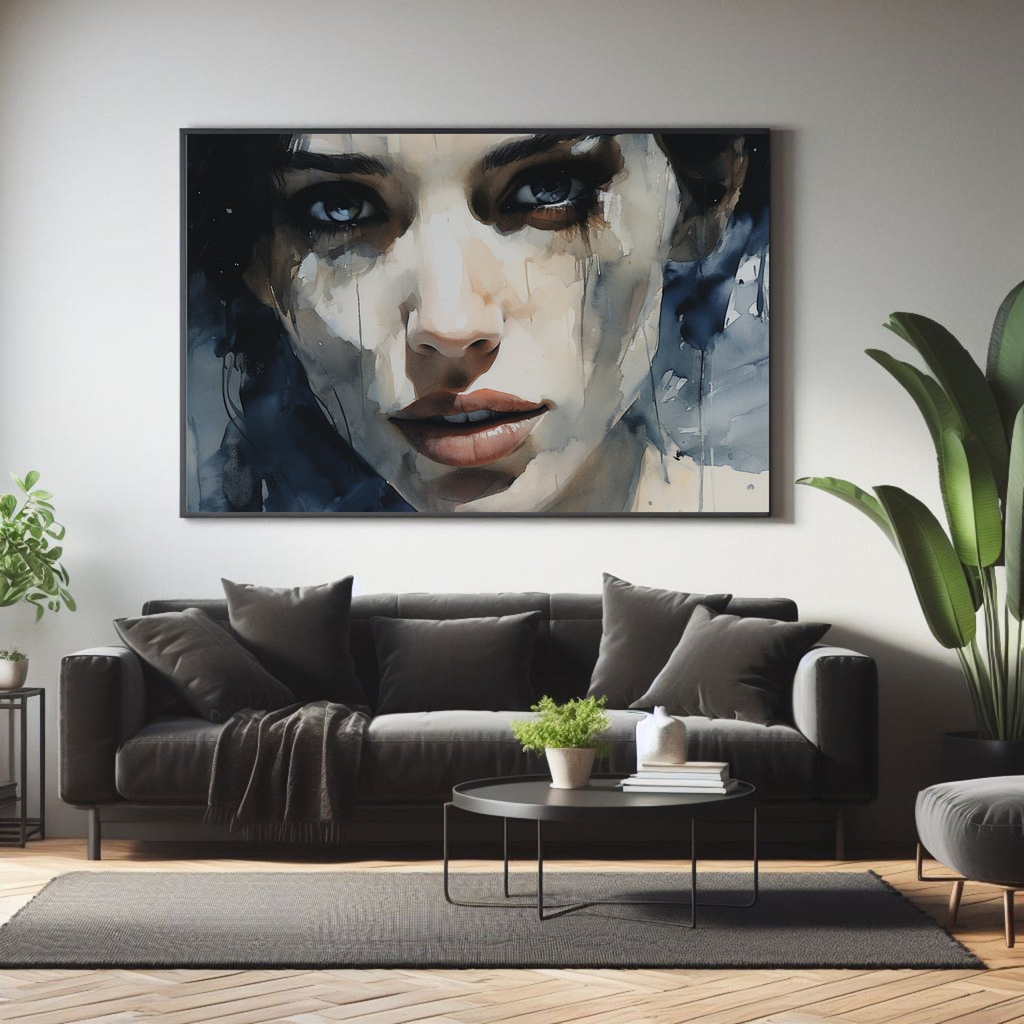 Abstract Portrait Canvas