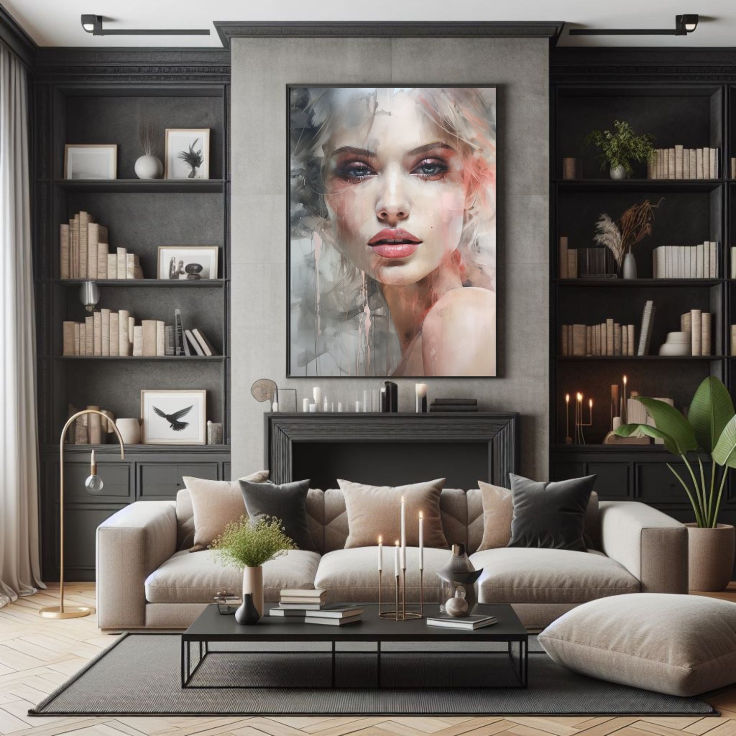 Abstract Portrait Canvas