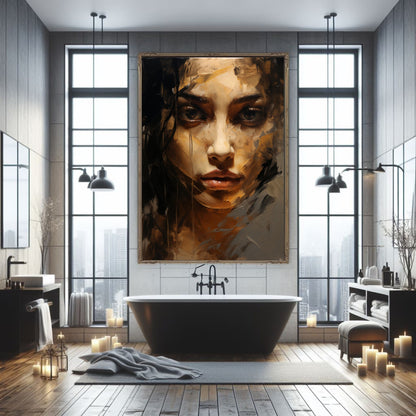 Abstract Portrait Canvas