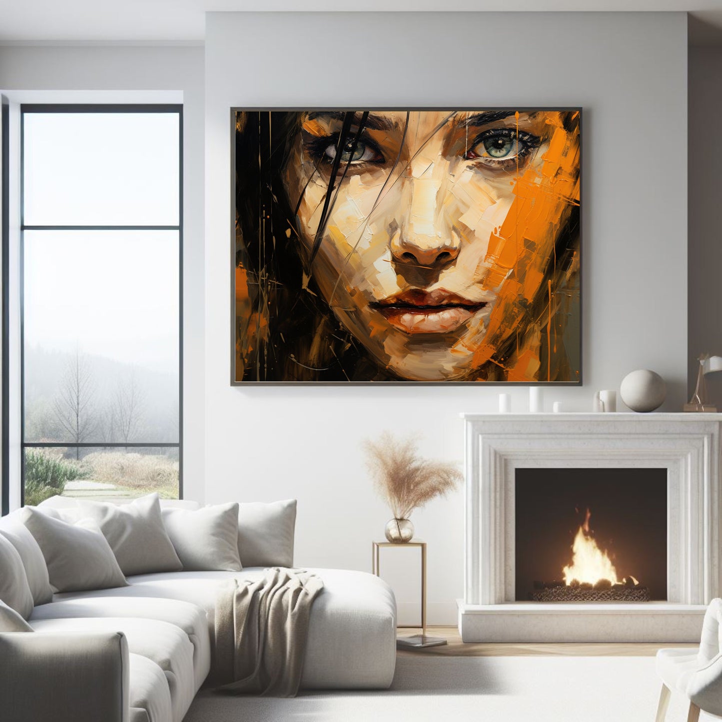 Abstract Portrait Canvas