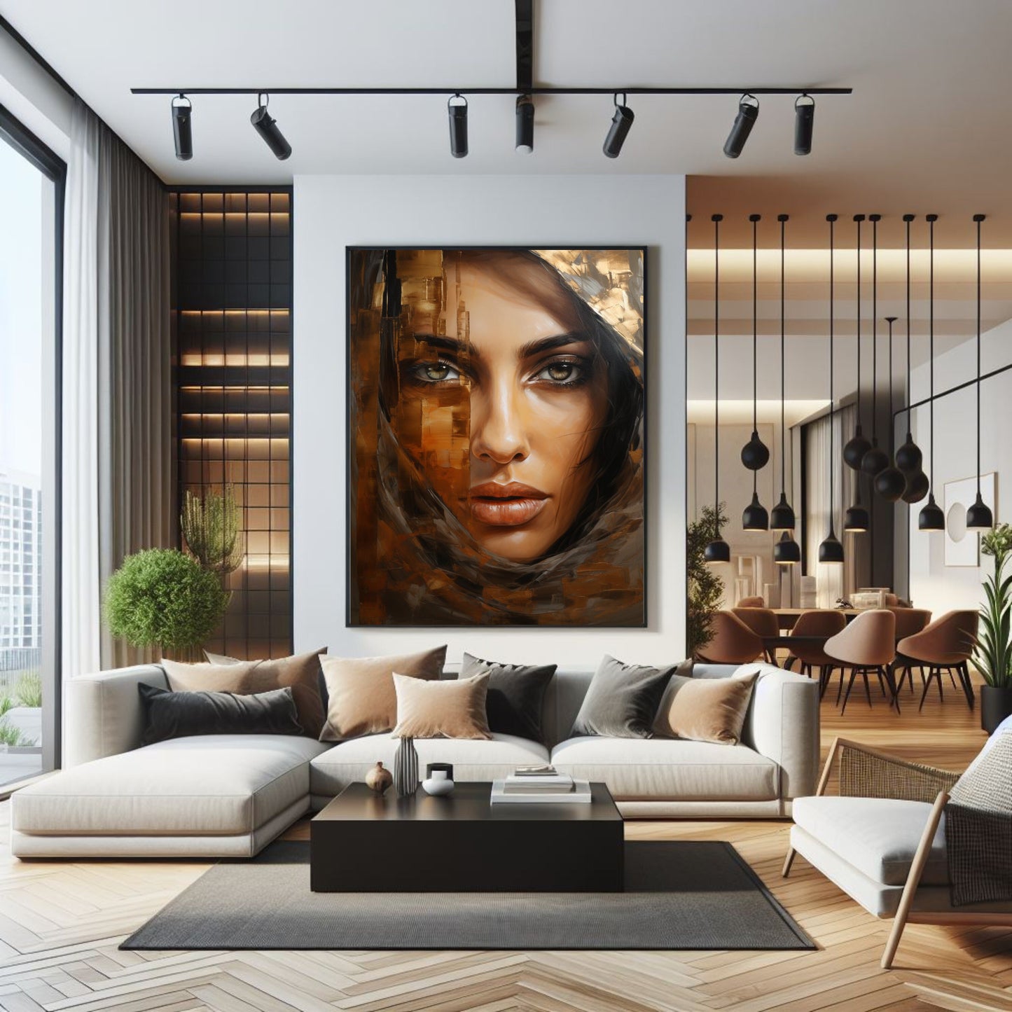 Abstract Portrait Canvas