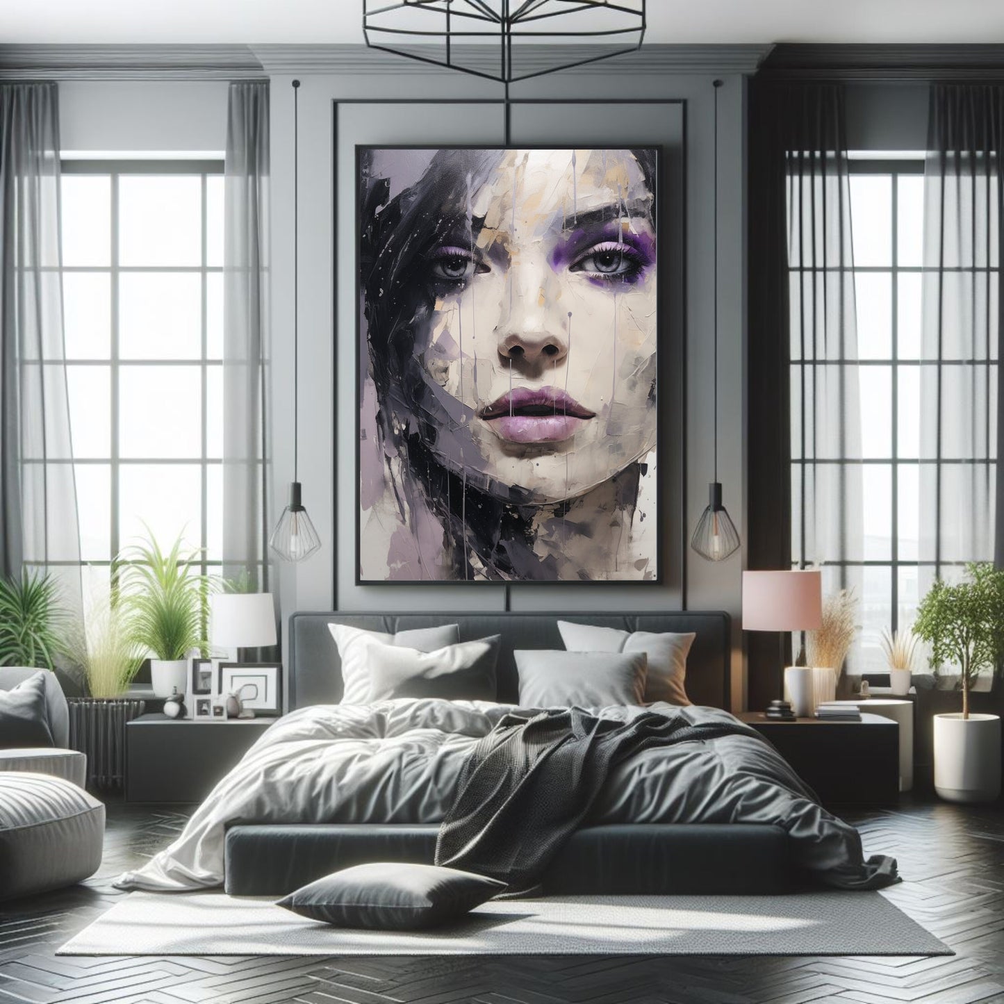 Abstract Portrait Canvas