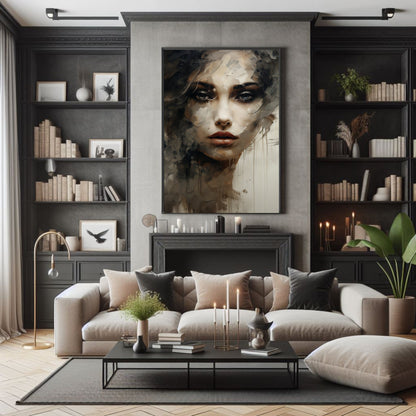 Abstract Portrait Canvas