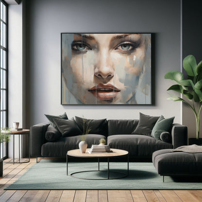 Abstract Portrait Canvas