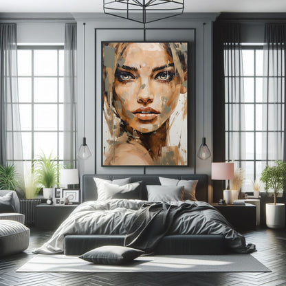 Abstract Portrait Canvas