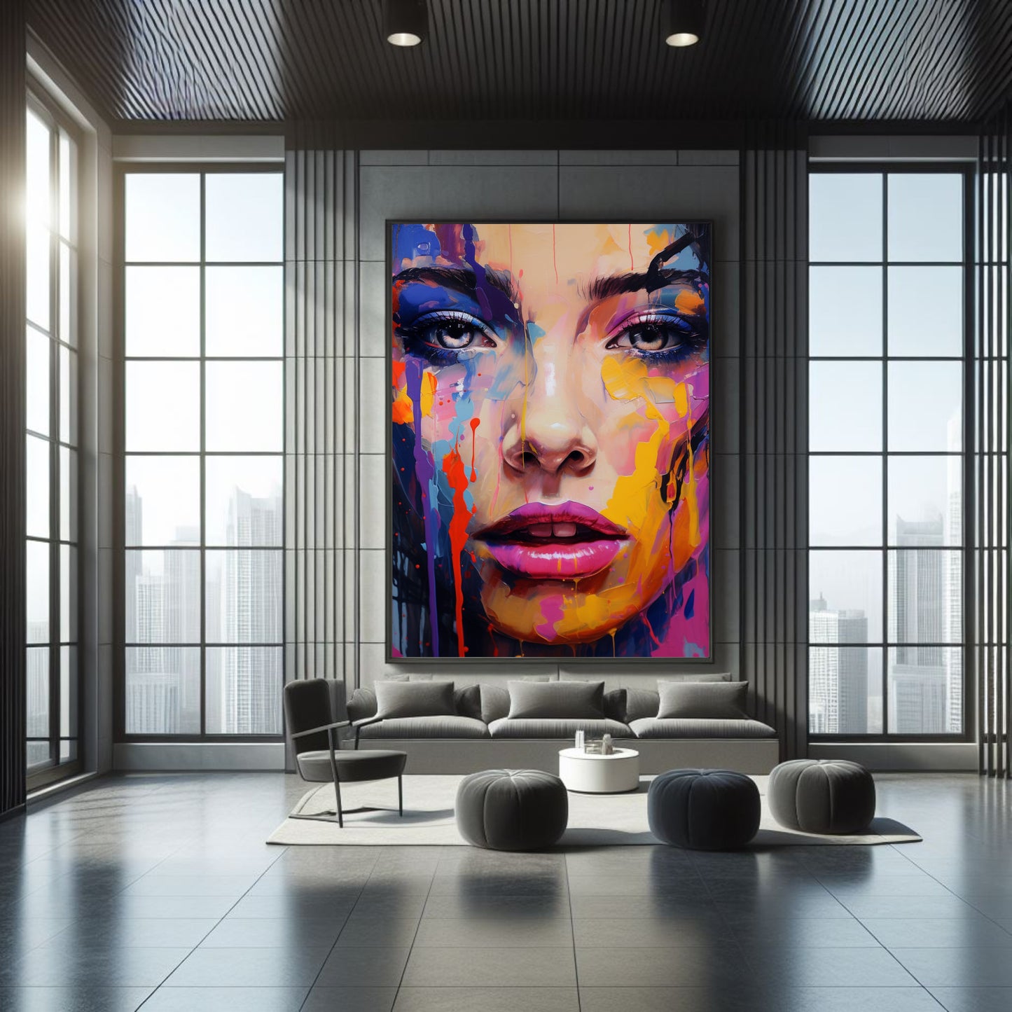 Abstract Portrait Canvas