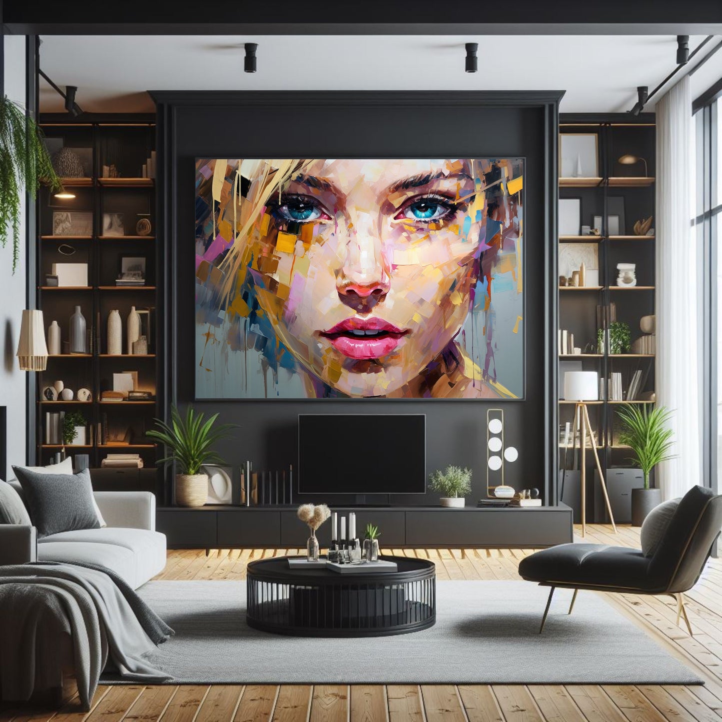 Abstract Portrait Canvas