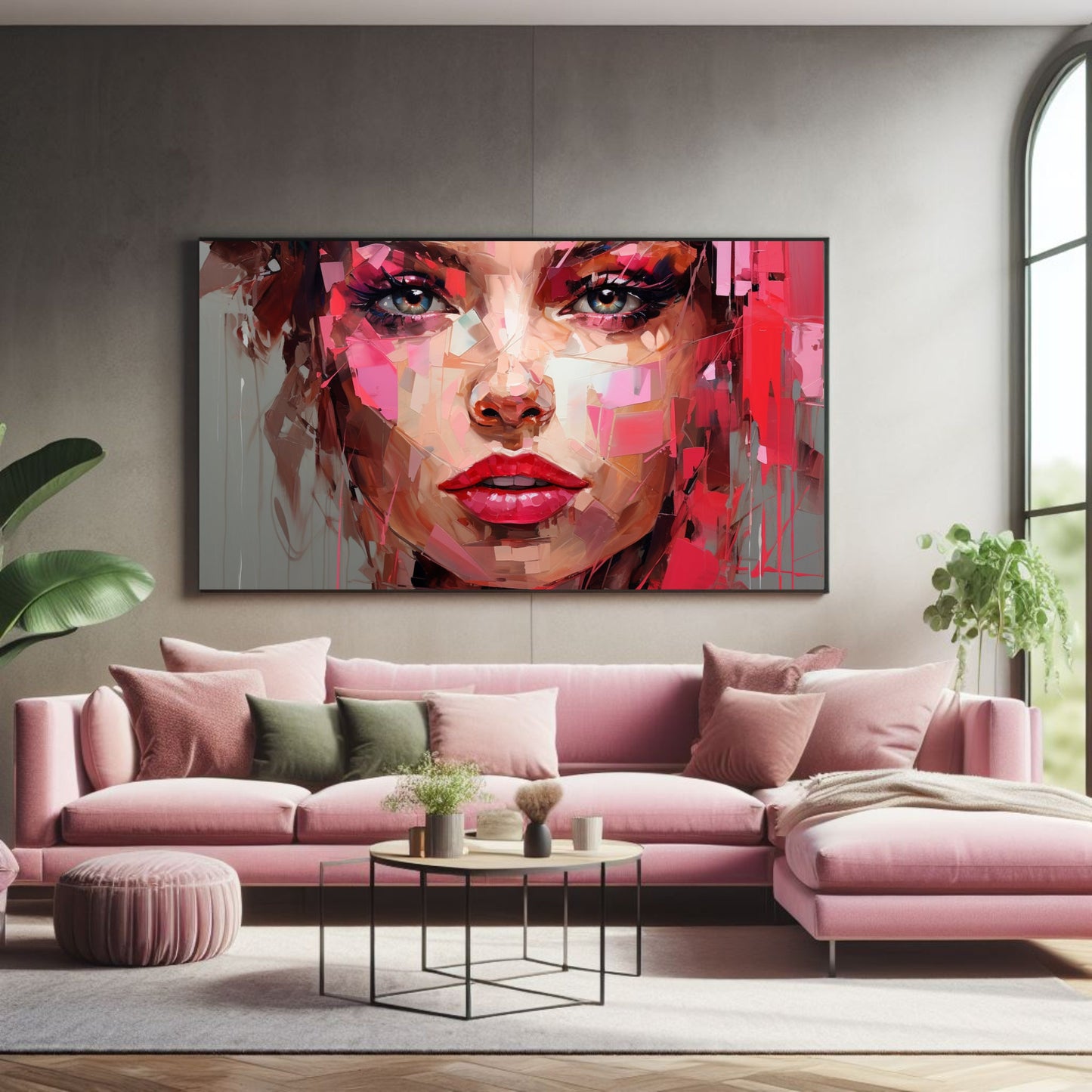 Abstract Portrait Canvas