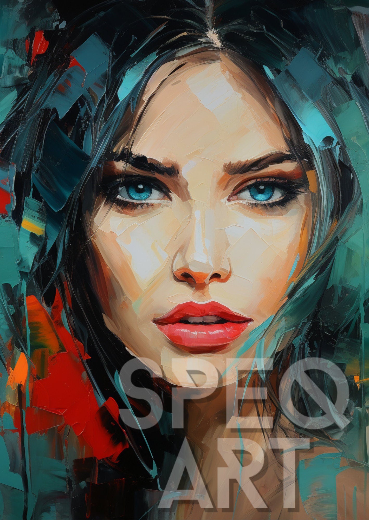 Abstract Portrait: Digital Download