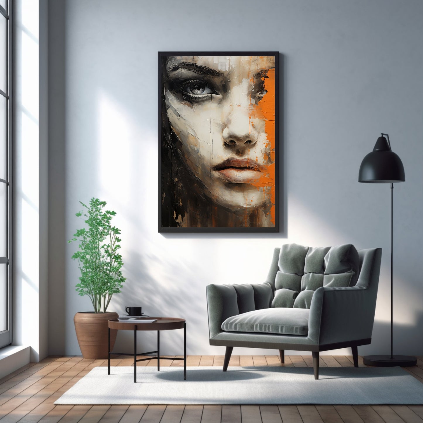 Abstract Portrait Canvas