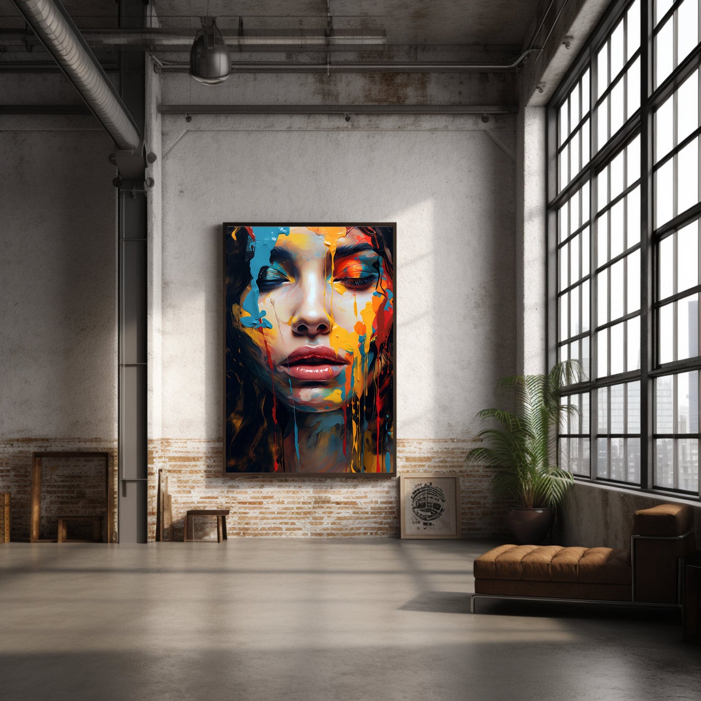 Abstract Portrait Canvas