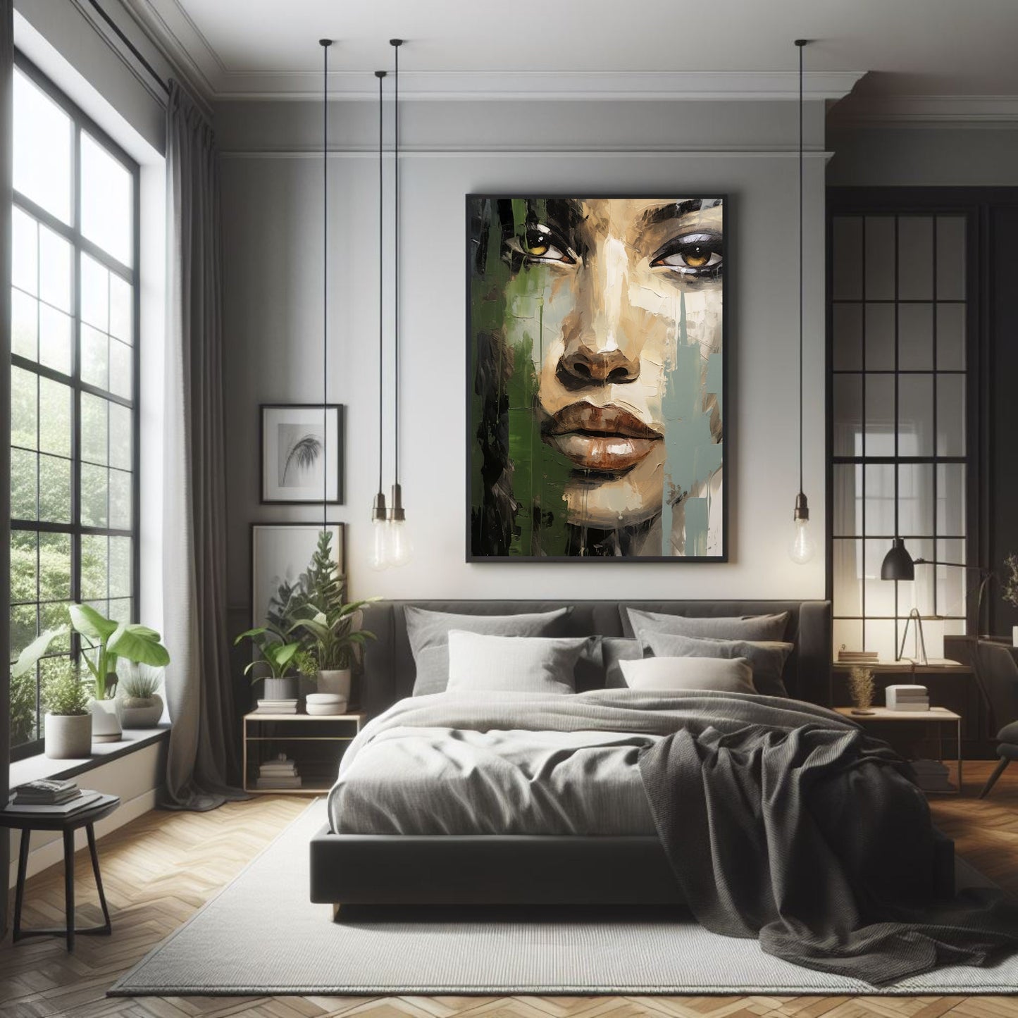 Abstract Portrait Canvas