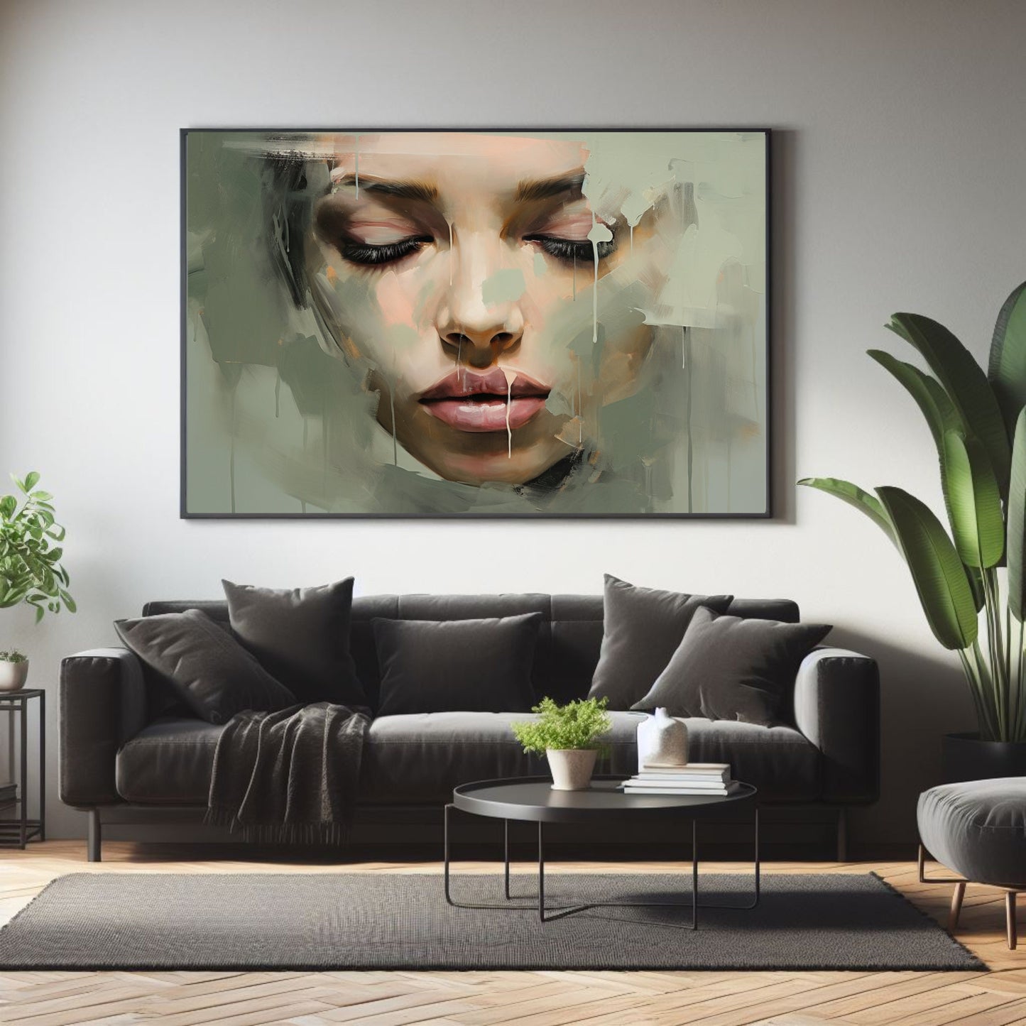 Abstract Portrait Canvas