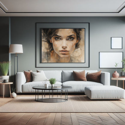 Abstract Portrait Canvas