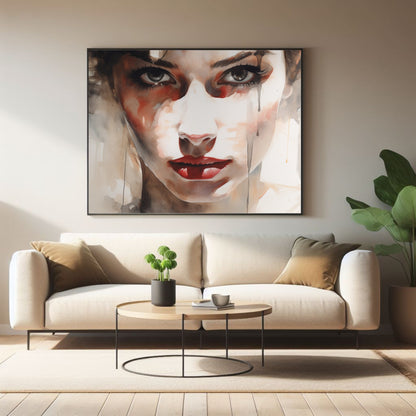 Abstract Portrait Canvas