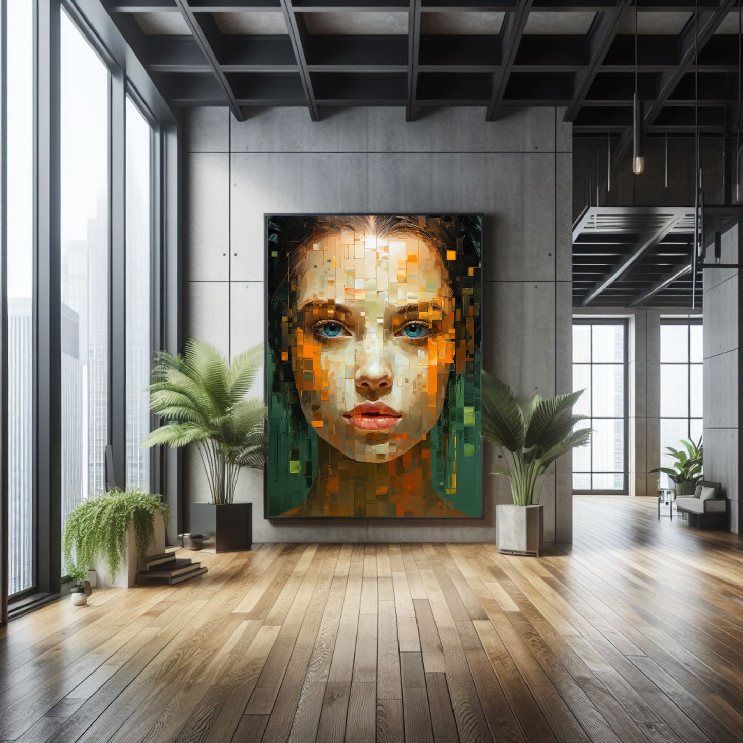 Abstract Portrait: Digital Download