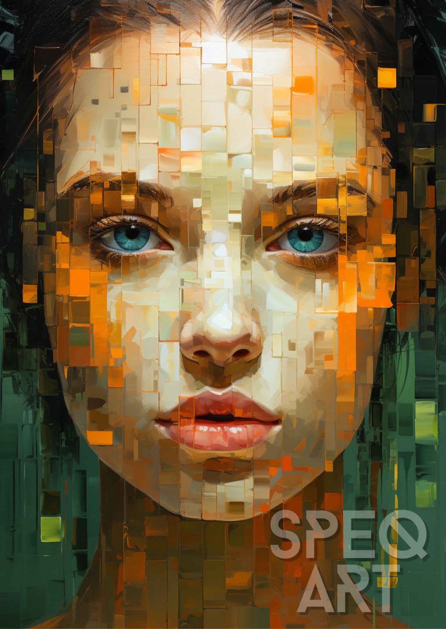 Abstract Portrait: Digital Download