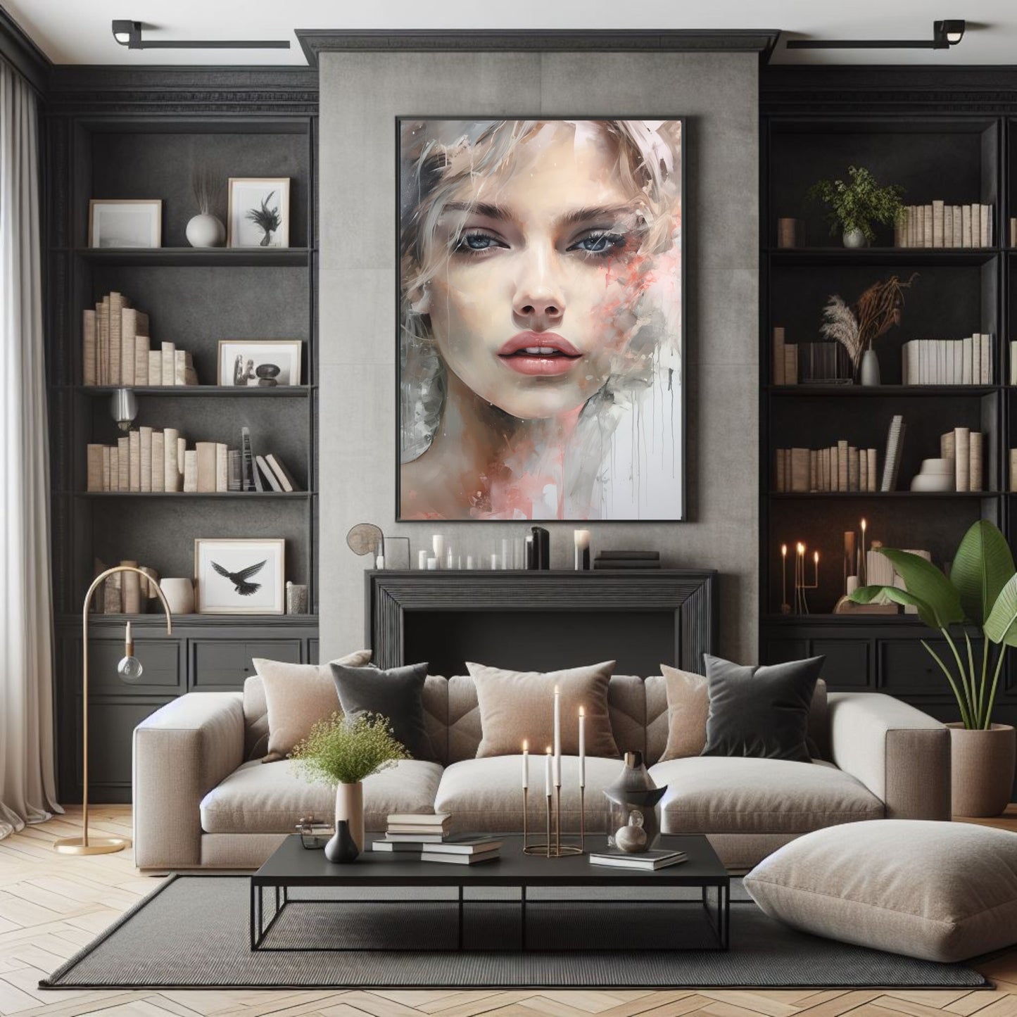 Abstract Portrait Canvas