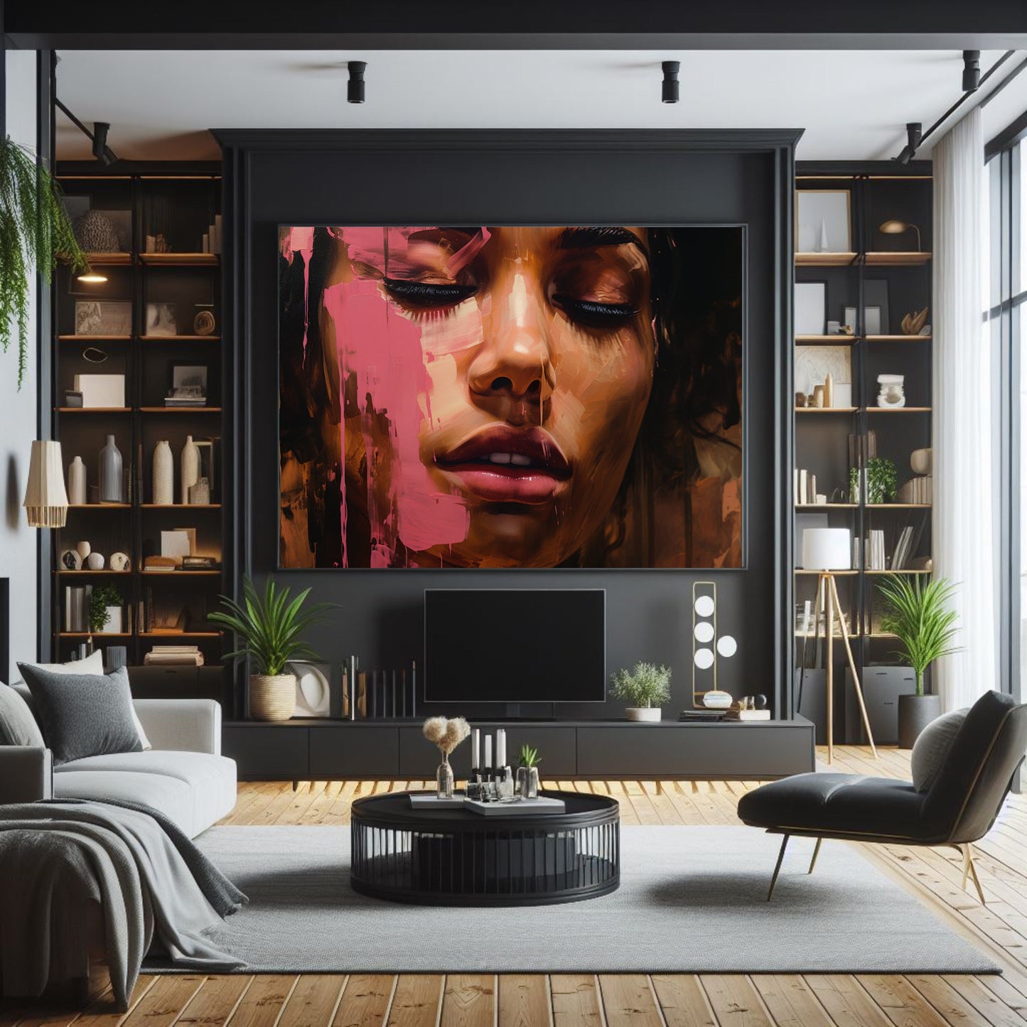 Abstract Portrait Canvas