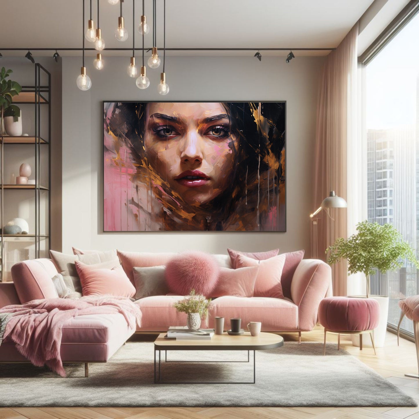 Abstract Portrait Canvas