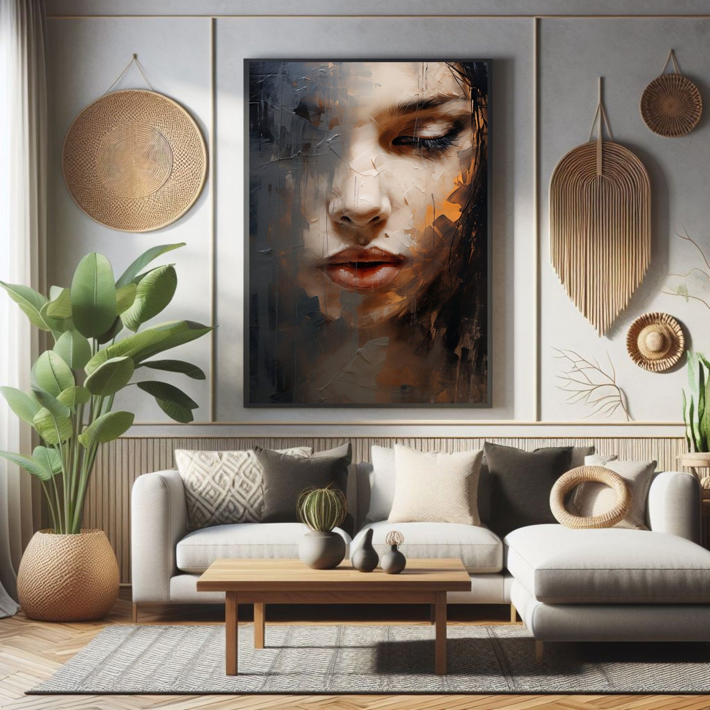 Abstract Portrait Canvas