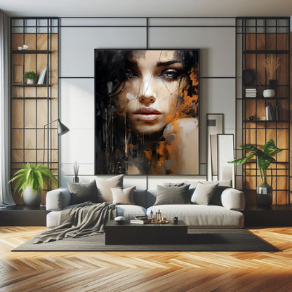 Abstract Portrait Canvas