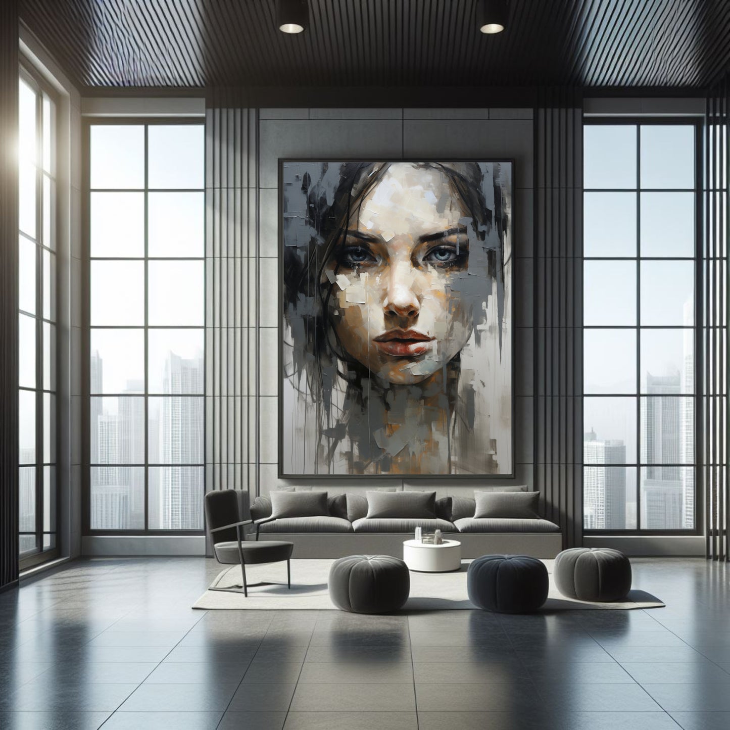 Abstract Portrait Canvas