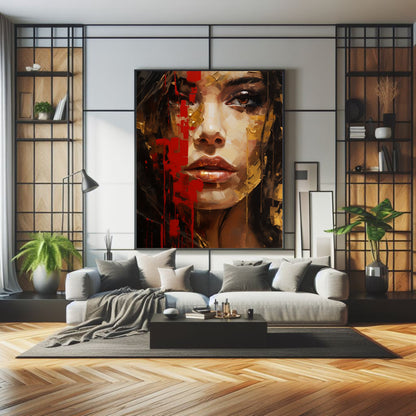 Abstract Portrait Canvas