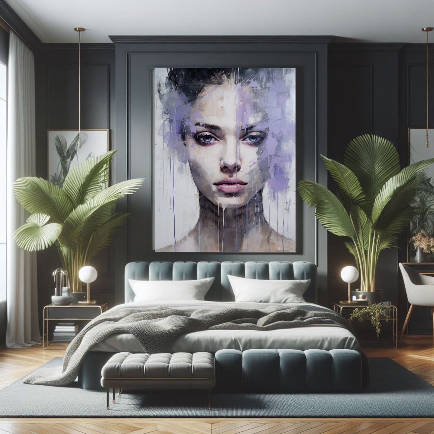 Abstract Portrait Canvas