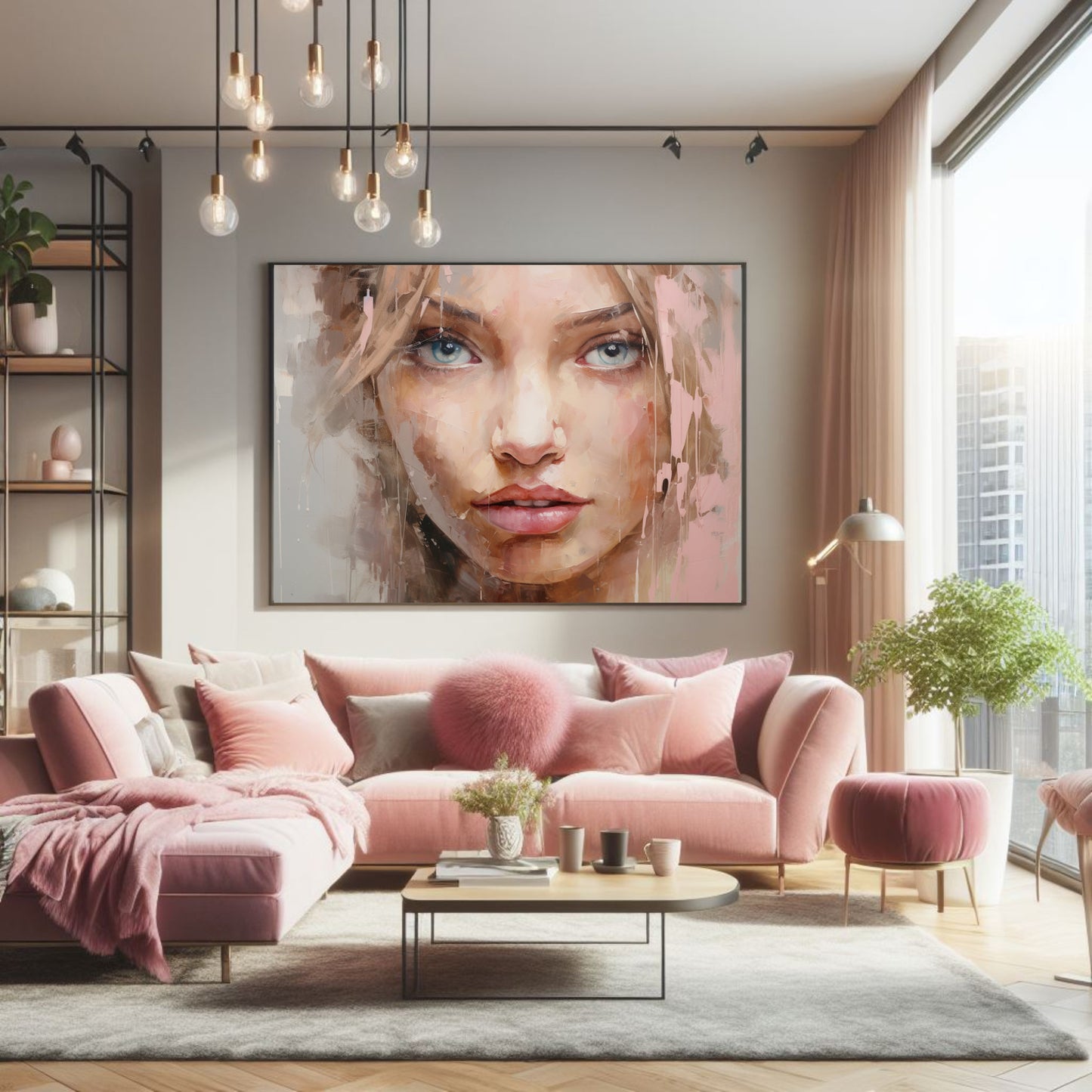 Abstract Portrait Canvas