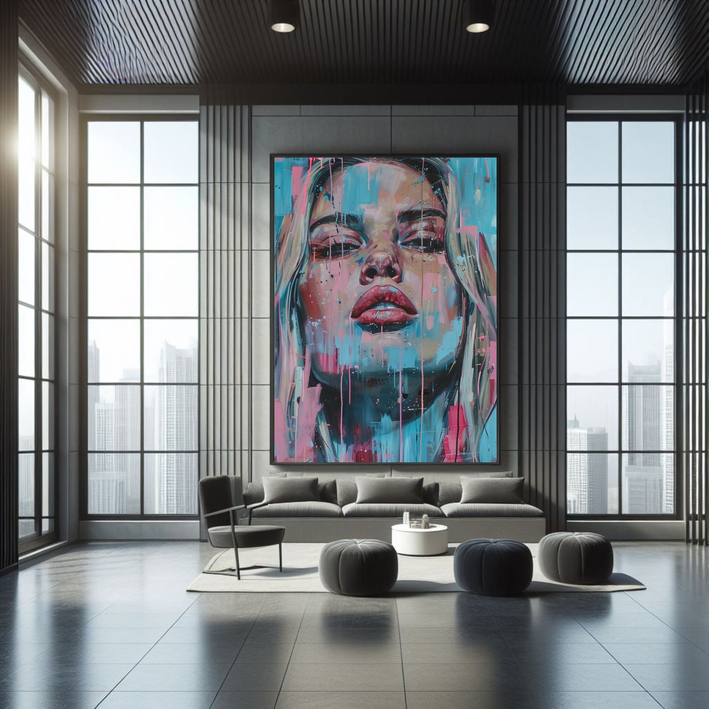 Abstract Portrait Canvas