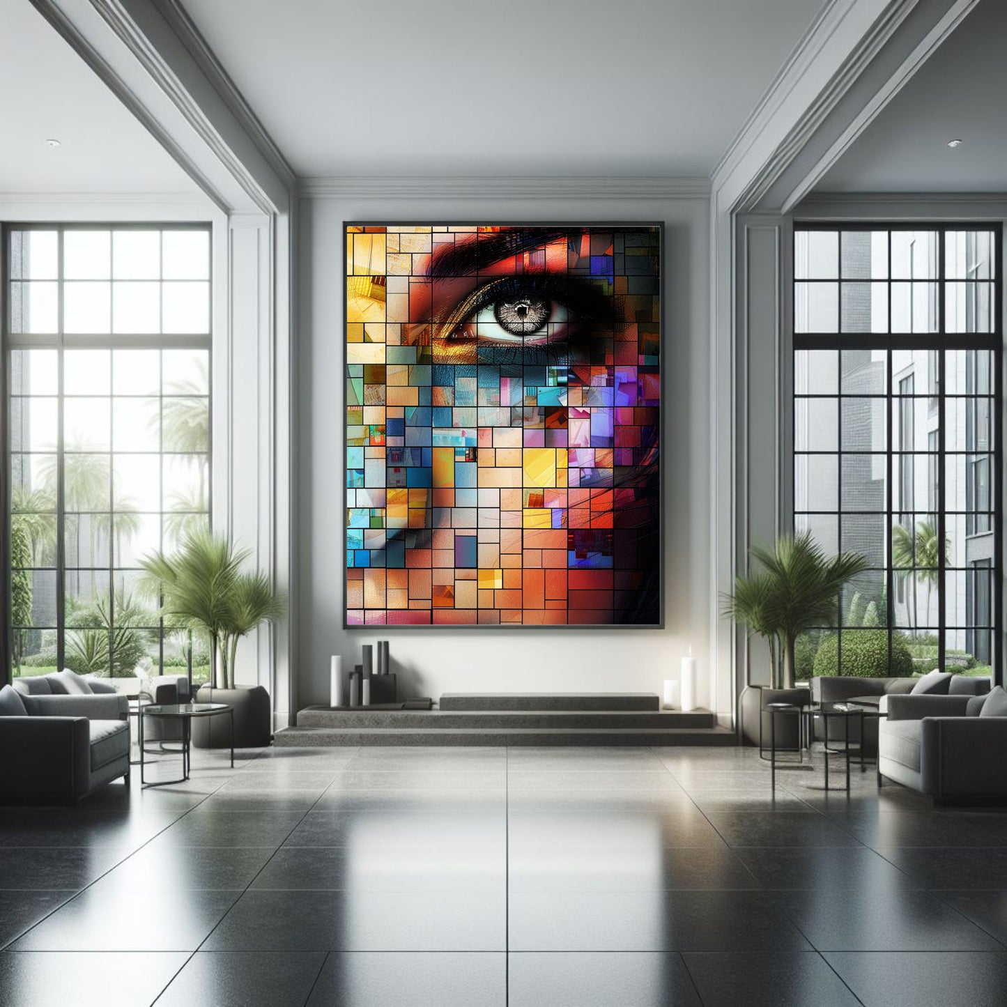 Abstract Portrait Canvas