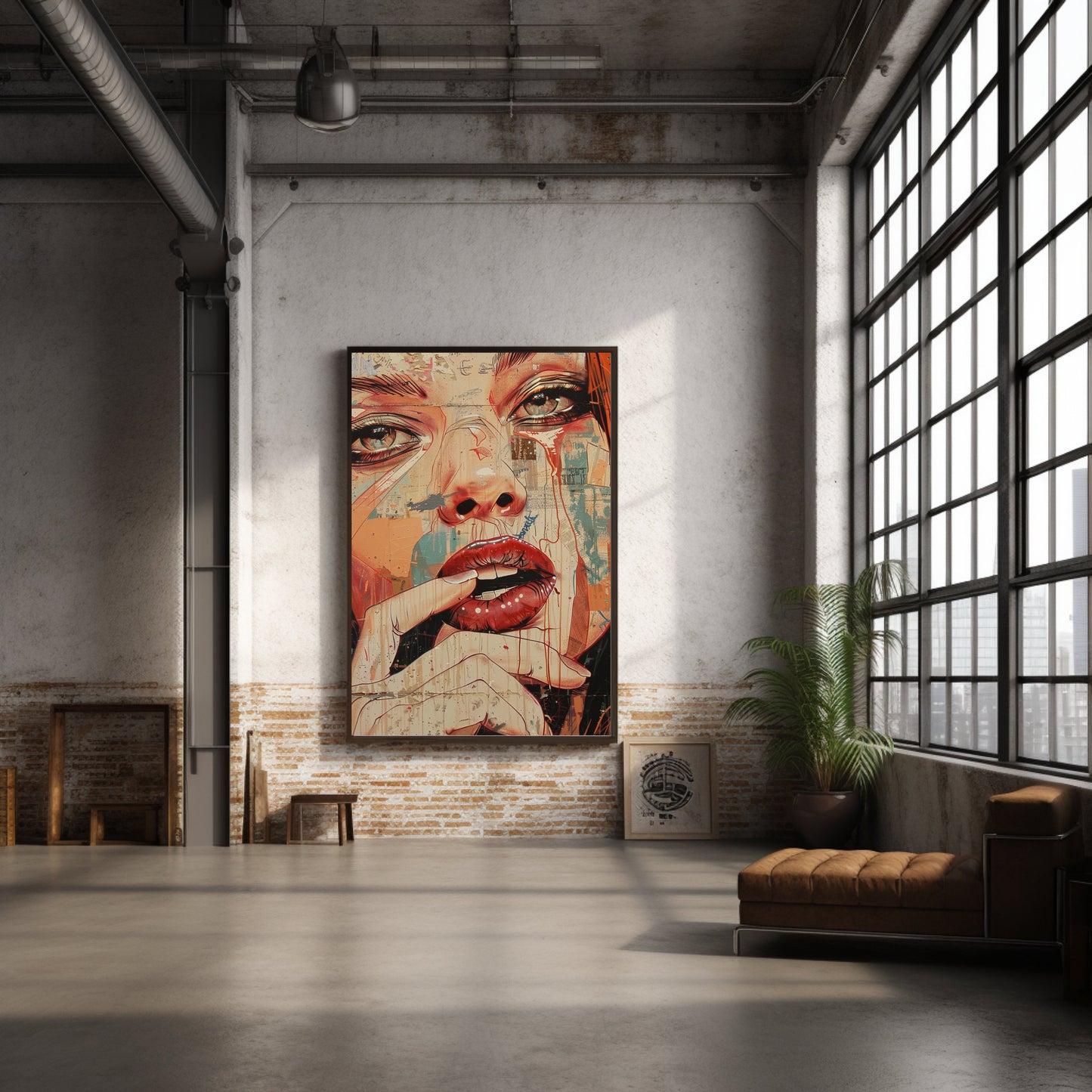 Abstract Portrait Canvas