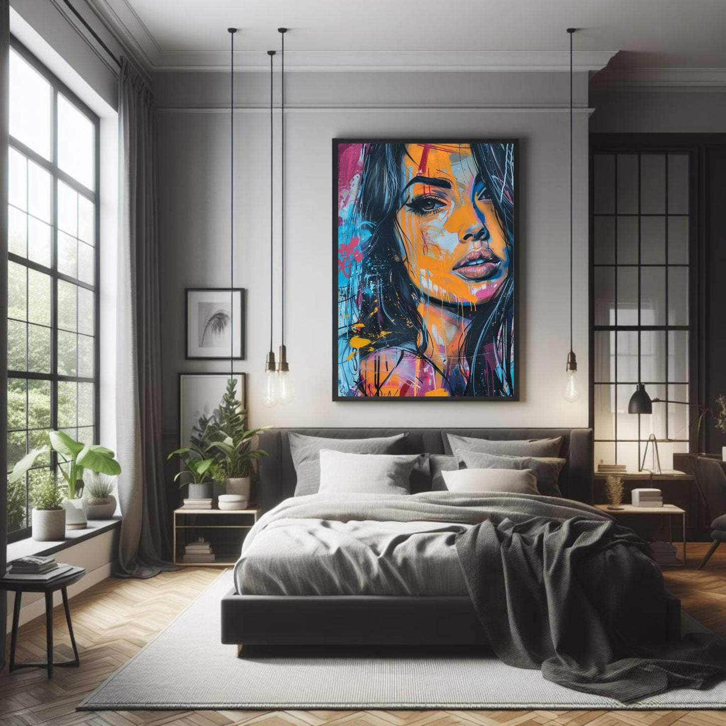 Abstract Portrait Canvas