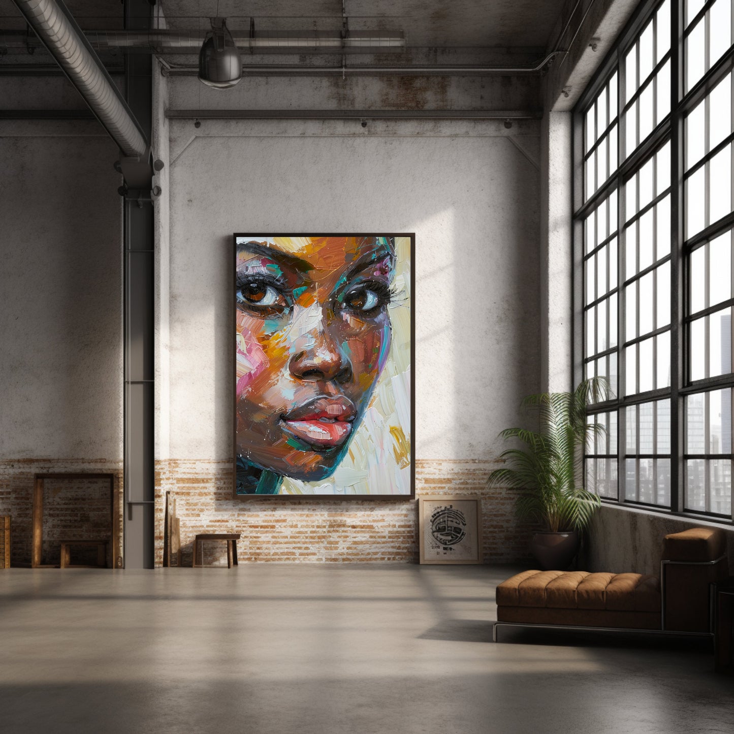 Abstract Portrait Canvas