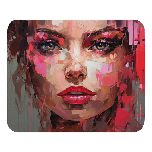 Abstract Portrait Mouse Pad