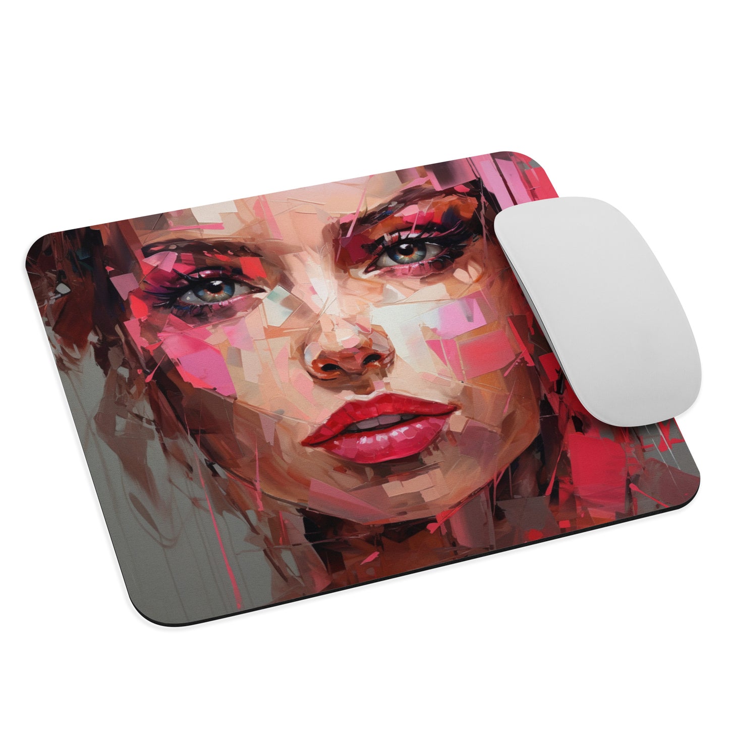 Abstract Portrait Mouse Pad