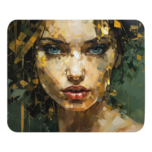 Abstract Portrait Mouse Pad