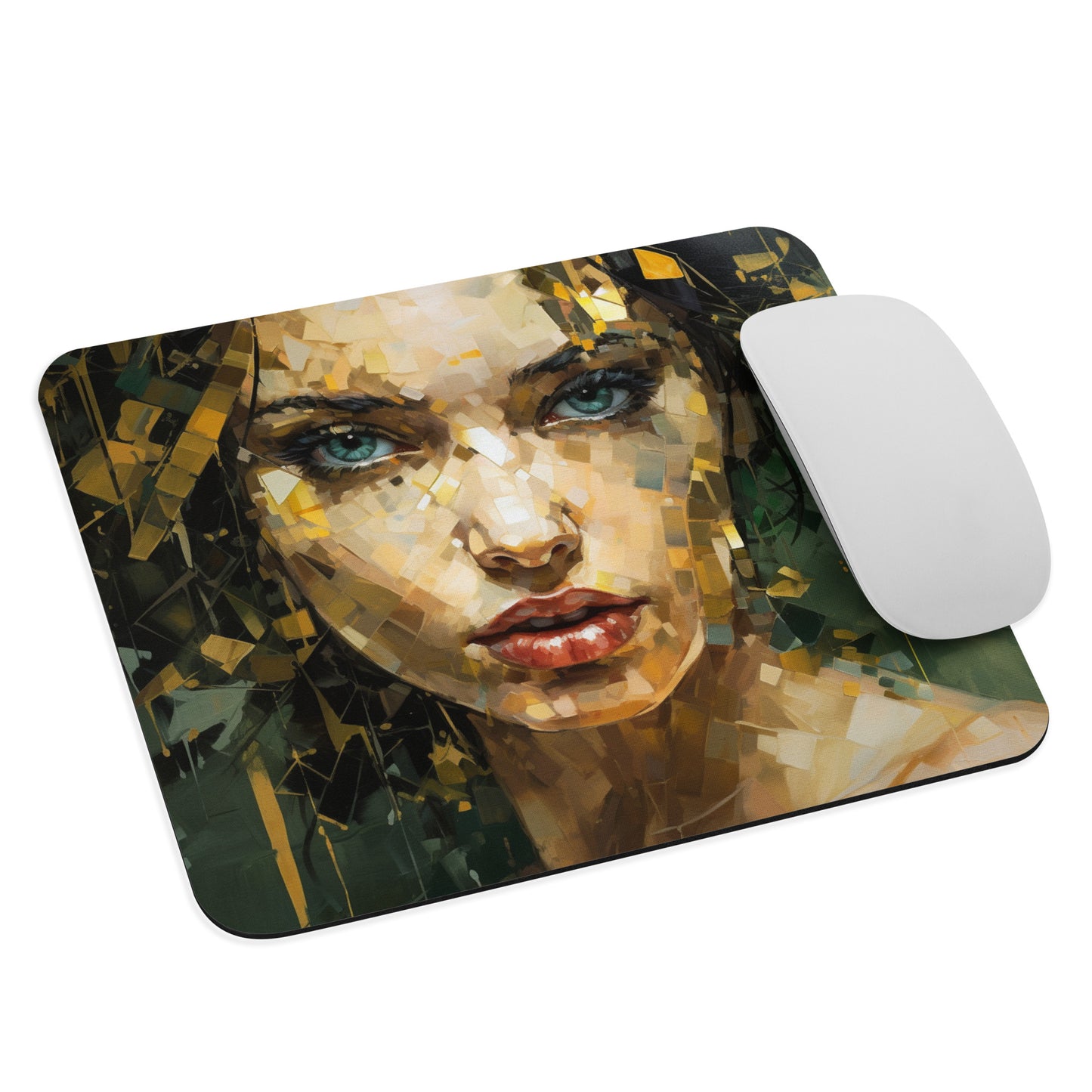 Abstract Portrait Mouse Pad