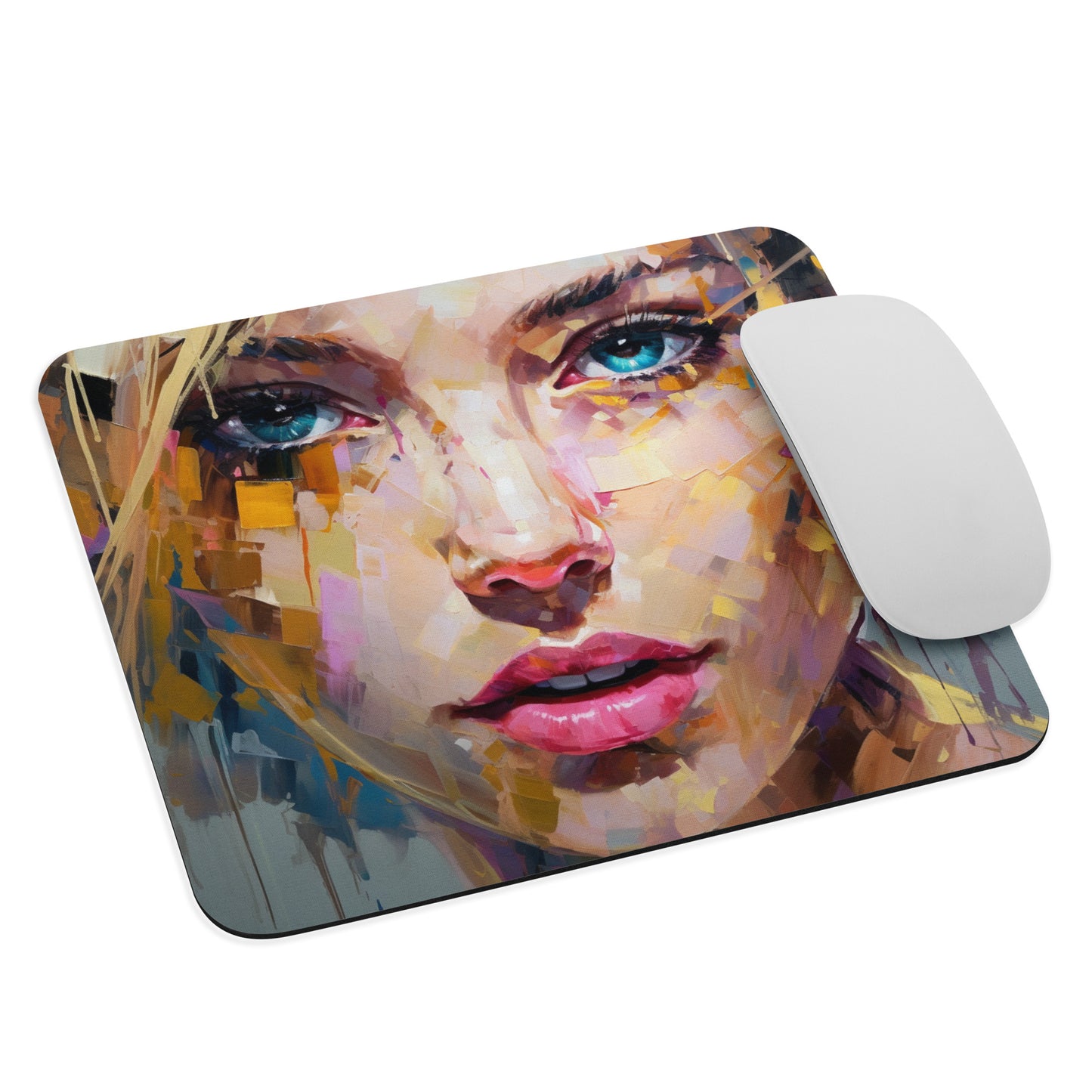 Abstract Portrait Mouse Pad