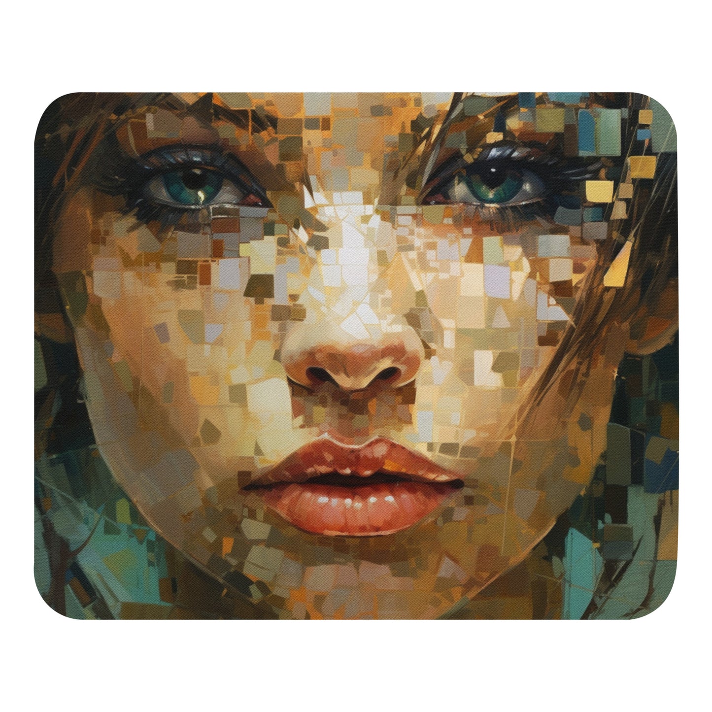 Abstract Portrait Mouse Pad