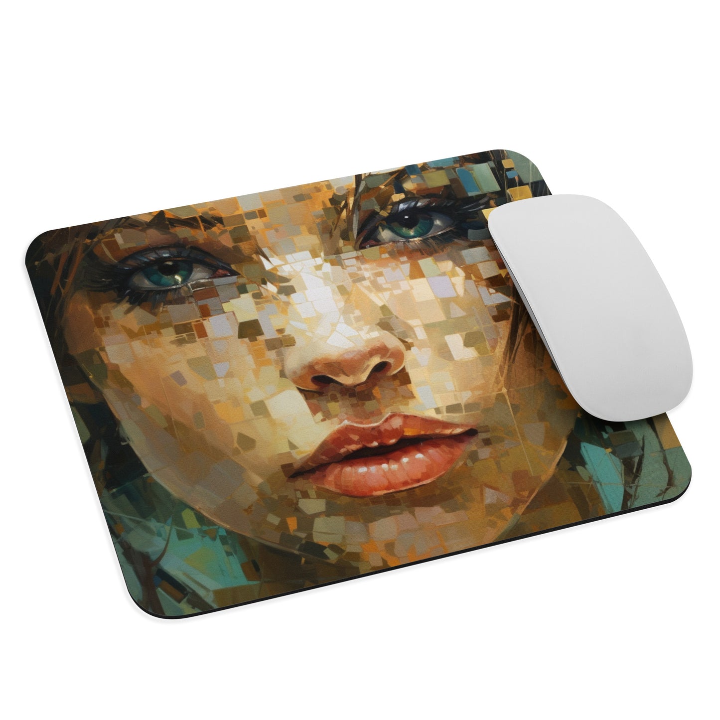 Abstract Portrait Mouse Pad